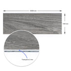 Плінтус вініловий самоклеючий 5000х100х2мм Матовий (D) HO-00002123