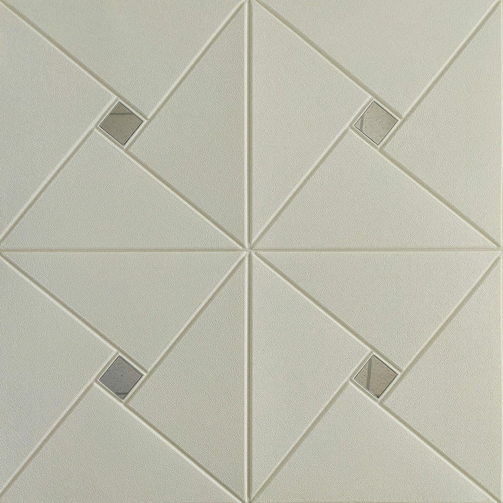 Самоклеюча декоративна настінно-стельова 3D панель дзеркало 700х700х6.5мм (172) HO-00000183