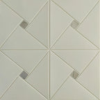 Самоклеюча декоративна настінно-стельова 3D панель дзеркало 700х700х6.5мм (172) HO-00000183