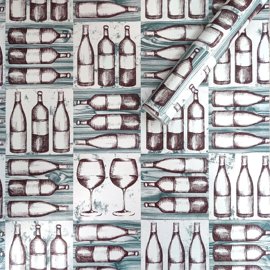 Самоклеюча плівка на паперовій основі 0,45х10м х 0,07мм Винна HO-00000798