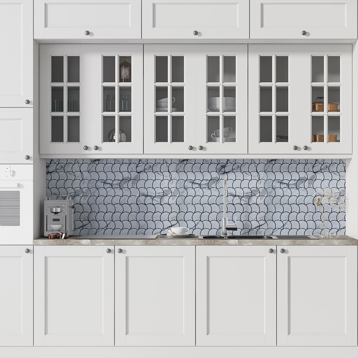 Самоклеюча PET мозаїка 300х300х4мм SW-00001666