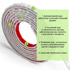 Молдинг 4950х20х7 мм Білий HO-00002677
