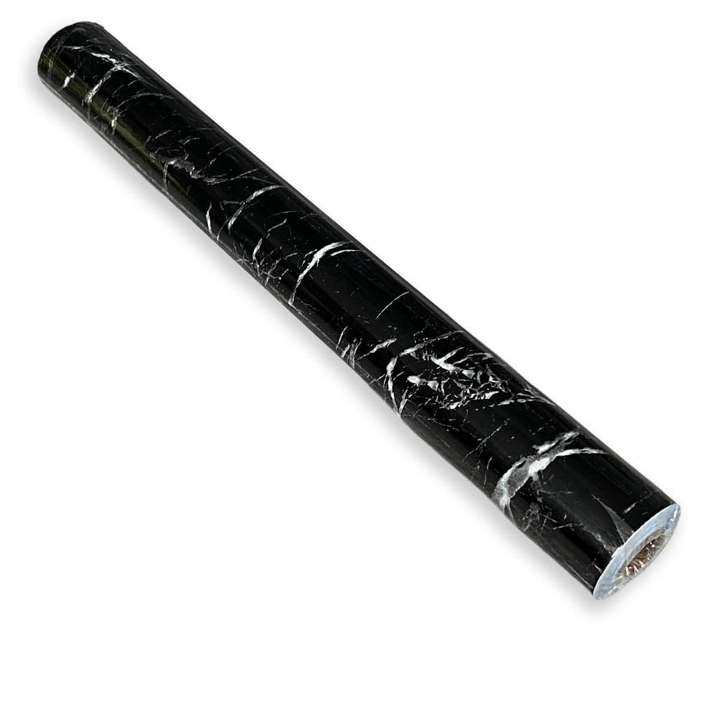 Самоклеюча плівка 0,45х10м х 0,07мм Чорний мармур класичний HO-00001281