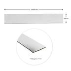 Молдинг 5000х18х1мм Сріблявий SW-00002684