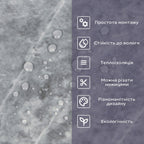 Самоклеюча стінова PET плитка у рулоні 600х3000х2мм SW-00002429