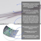 Плінтус вініловий самоклеючий 5000х100х2мм Глянцсовий (D) HO-00002119