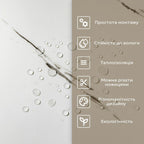 Самоклеюча стінова PET плитка у рулоні 600х3000х2мм SW-00001698