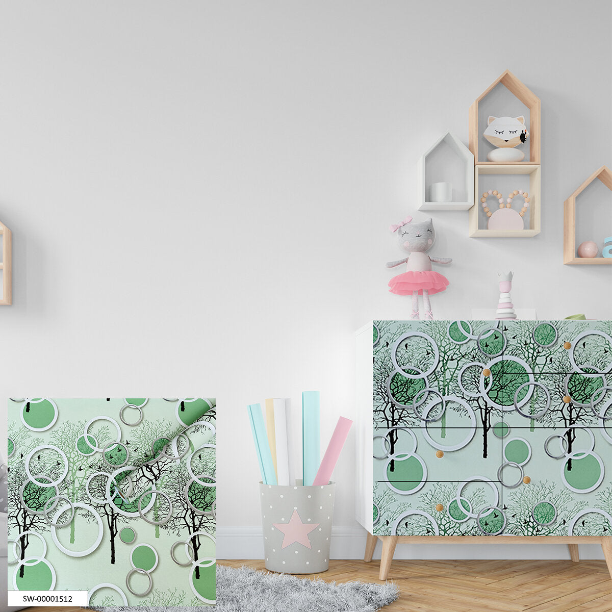 Плівка на самоклейці на паперовій основі 67см х 10м SW-00001512