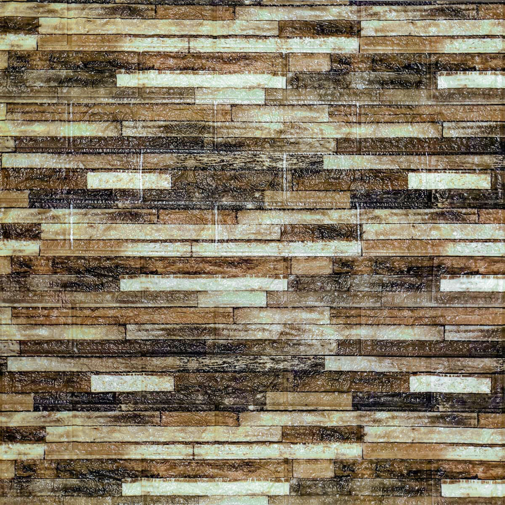 Самоклеюча декоративна панель 700x770x6мм Мікс цегла (343) HO-00000890