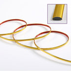 D-образний молдінг 3м х 8мм х 4мм Золото (D) HO-00001551