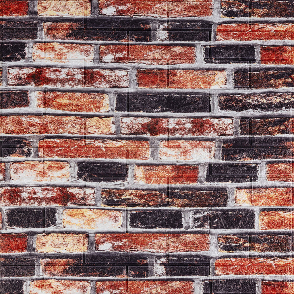 Декоративна 3D панель 700х770х5мм Сіро-синя Катеринославська цегла (048) HO-00000027