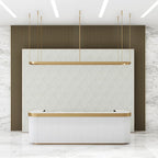 Самоклеюча декоративна настінно-стельова 3D панель Ромби під шкіру 700х700х6мм (161) HO-00000221