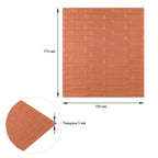 3D панель самоклеюча кладка 700x770x5мм Пудра HO-00001715