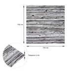 Декоративна 3D панель самоклейка 700х700х6мм Зебра дерево (081) SW-00000019