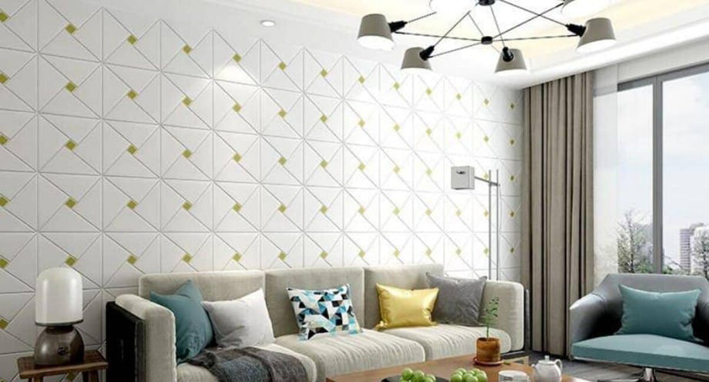 Самоклеюча декоративна настінно-стельова 3D панель дзеркало 700х700х6.5мм (172) HO-00000183