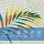 Панель стінова 3D 680х670х4мм Папороть на бежовому фоні (D) SW-00001983