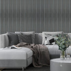 Рейка декоративна PS 2900х120х12мм Чорний зі сріблом SW-00002133