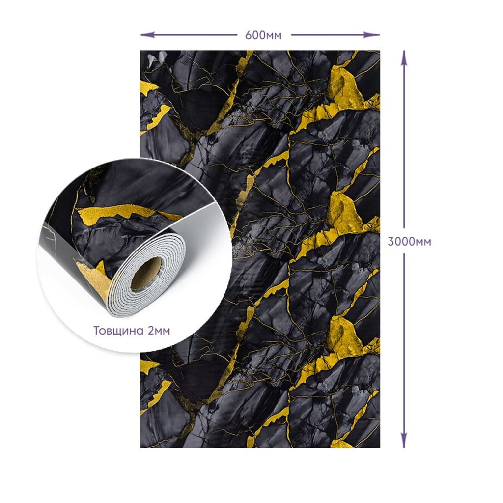Самоклеюча стінова PET плитка у рулоні 600х3000х2мм SW-00002425