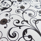 Самоклеюча плівка 0,45х10м х 0,07мм Білі вензелі (10175) HO-00000828