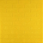3D панель самоклеюча 700х770х3мм цегла Жовта (010-3) SW-00001894