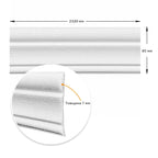 Плинтус РР самоклеючий 2320х85х7мм Білий (D) HO-00002592