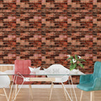 R179-2-3 Панель стінова у рулоні 3D 700мм*3.08м*2мм BROWN (цегла) (D) HO-00002537