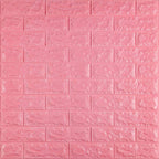 3D панель самоклеюча 700х770х7мм цегла Рожевий (004-7) SW-00000057