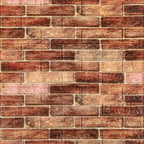 Самоклеюча декоративна 3D панель 700х770х5мм Коричнева Катеринославська цегла (179) HO-00000248