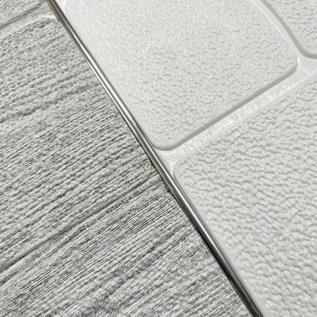 D-образний молдінг 3м х 8мм х 4мм Срібло (D) HO-00001552