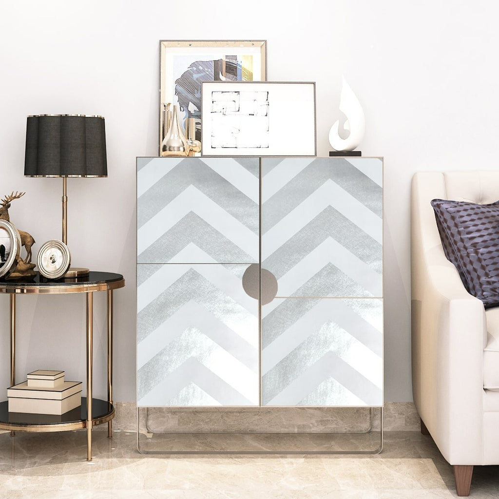 Самоклеюча плівка 0,45х10м х 0,07мм Срібло SW-00001221