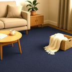 Самоклеюча плитка під ковролін в рулоні синій 600х3000мм SW-00002585