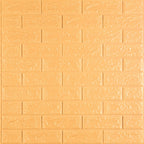 3D панель самоклеюча 700х770х5мм цегла Жовто-пісочний (009-5) HO-00000028