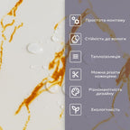 Самоклеюча стінова PET плитка 600х300х2мм SW-00002639