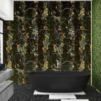 Самоклеюча плівка 0,45х10м х 0,07мм Чорний мармур з жовтим HO-00001282