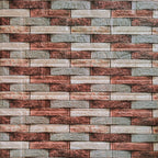 Декоративна 3D панель 700х770х3мм Коричнева цегла піщаник (340) HO-00000531