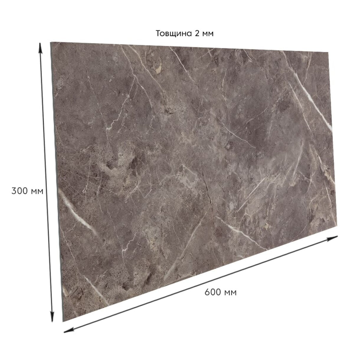 Самоклеюча стінова PET плитка 600х300х2мм SW-00002316