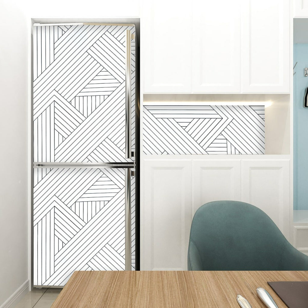 Самоклеюча плівка 0,45х10м х 0,07мм Біла з орнаментом SW-00001223