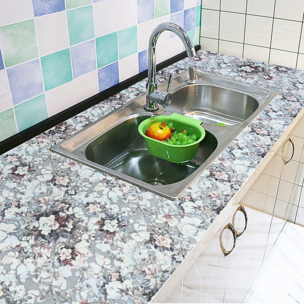 Самоклеюча плівка 0,45х10м х 0,07мм Сірі троянди HO-00001231