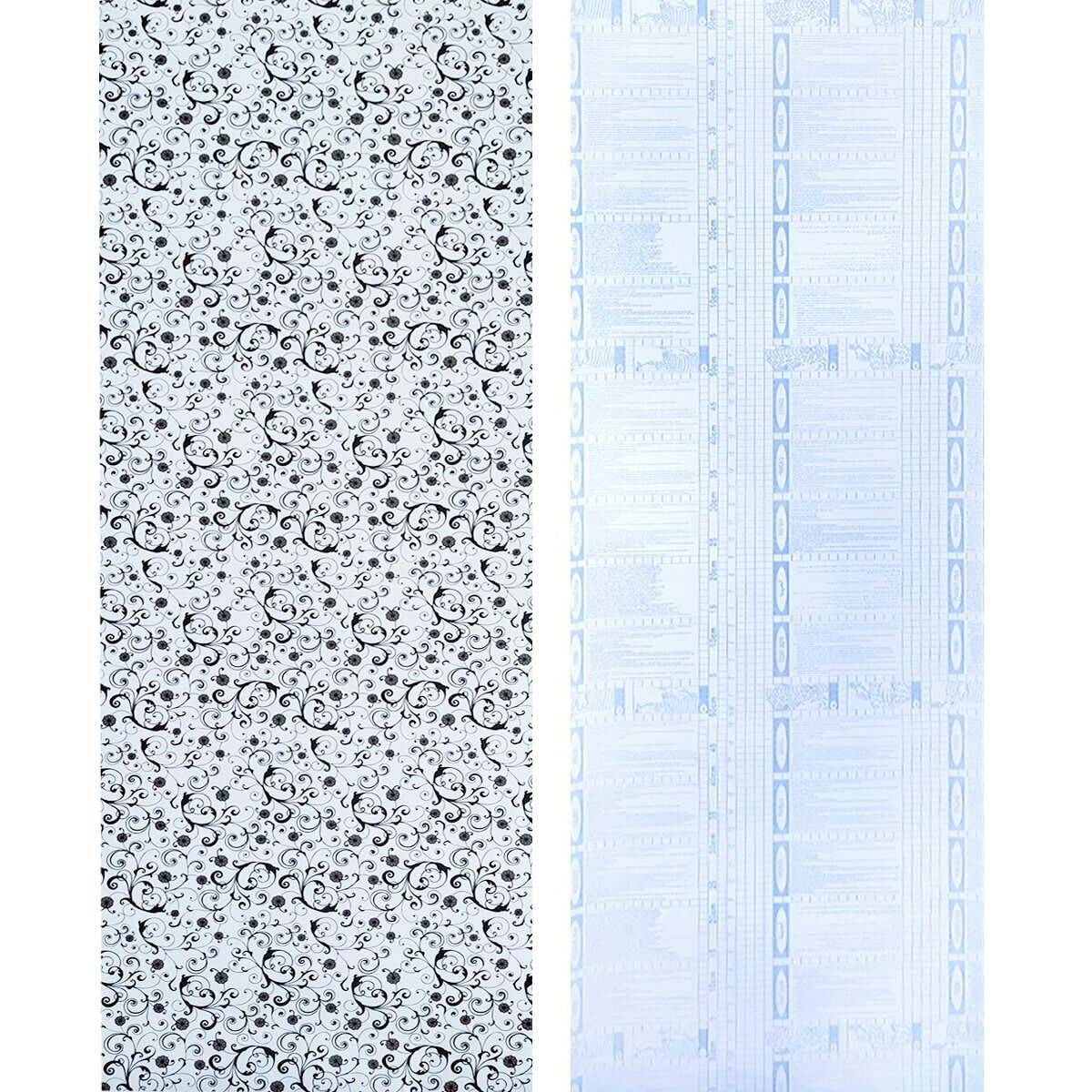 Самоклеюча плівка 0,45х10м х 0,07мм Білі вензелі (10175) SW-00000828